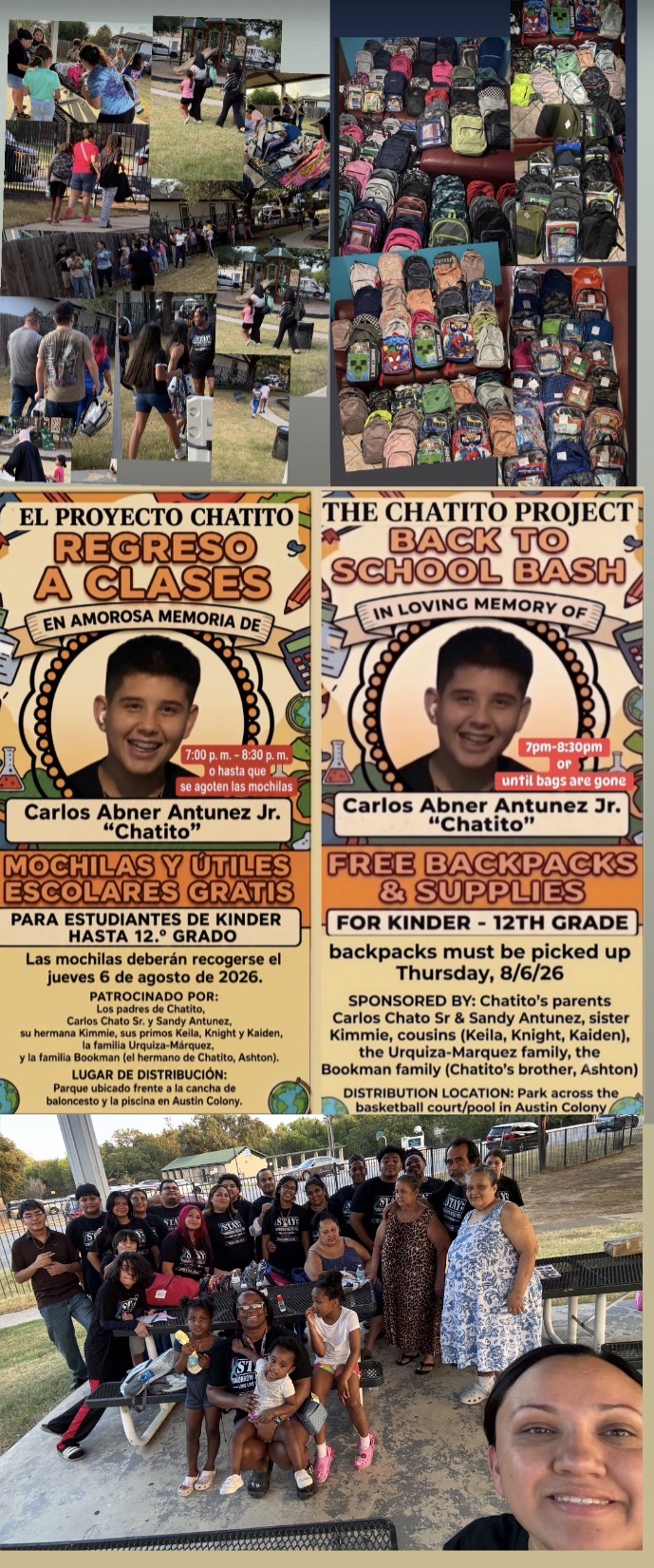 The Chatito Project Back-to-School Event