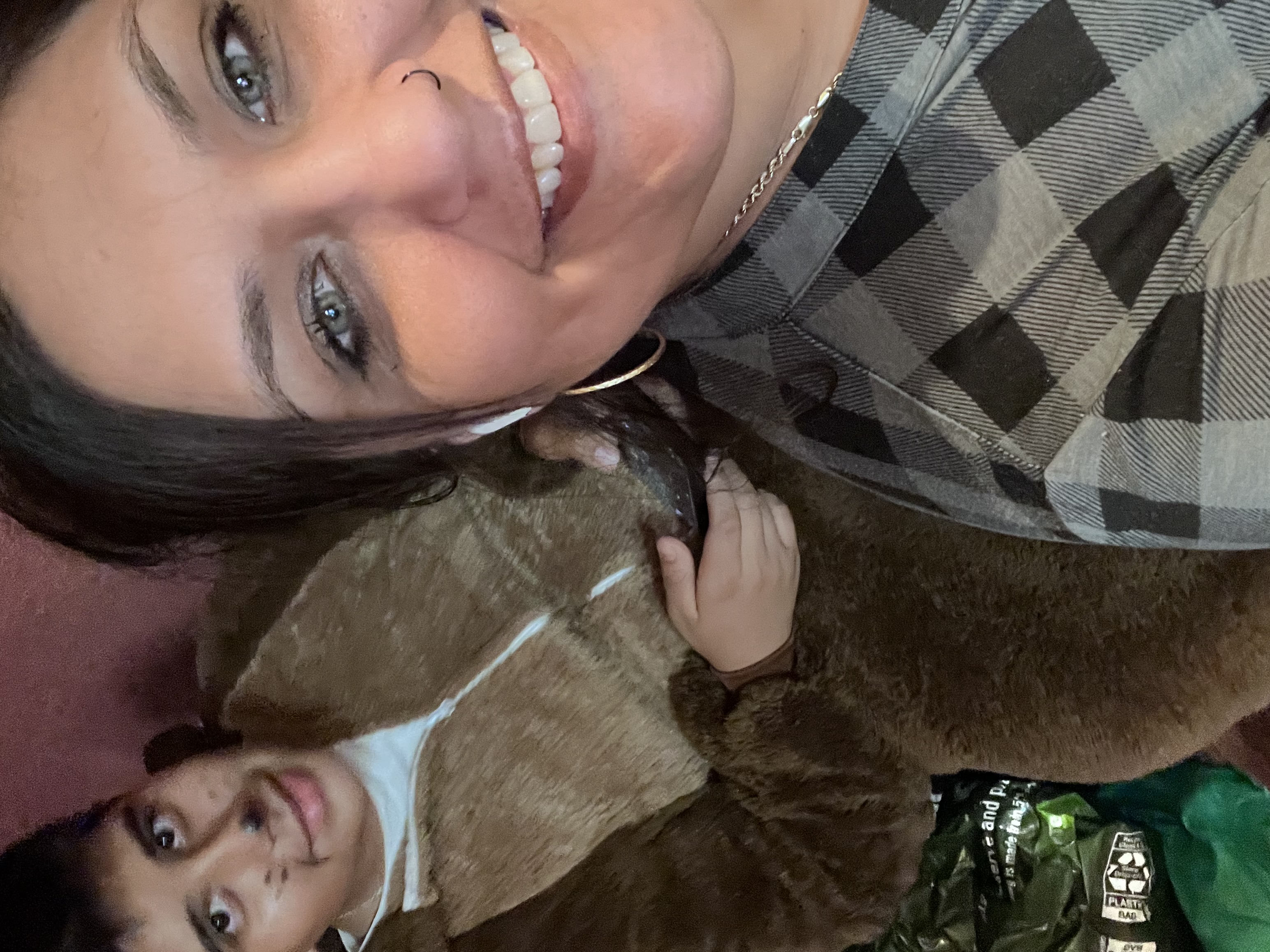 Chatito dressed as a bear for Halloween